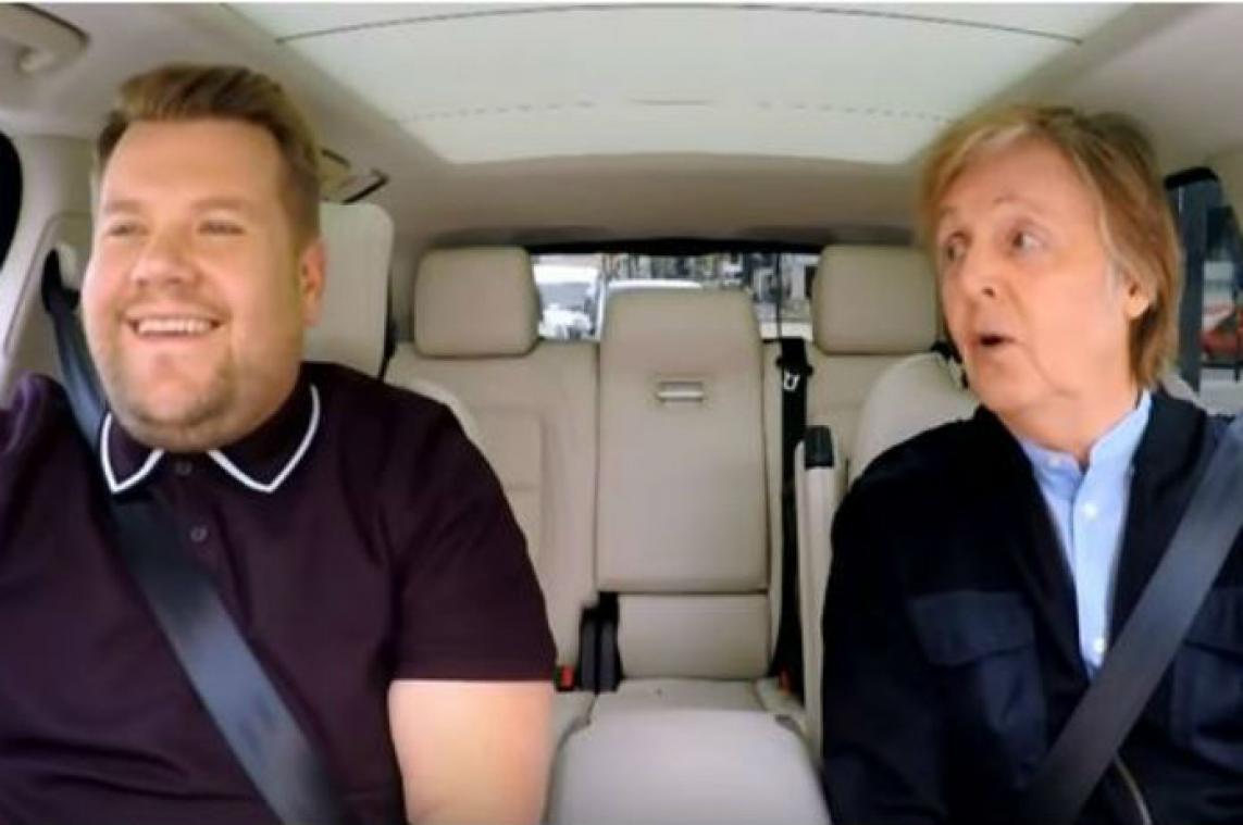 Paul Mccartney Brengt James Corden Aan Het Huilen In Carpool Karaoke Metrotime 